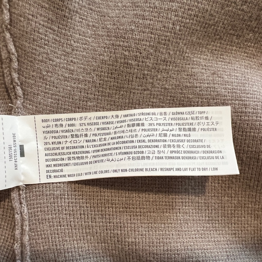 Abercrombie & Fitch Luxeloft Rounded Sleeve Cardigan - Picture 6 of 6